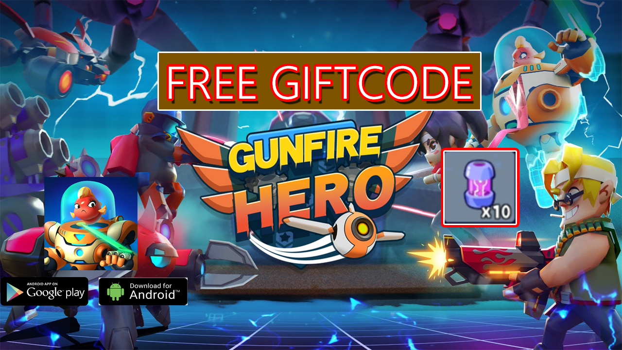 Gunfire Hero Shooting RPG & Giftcode Gameplay Android APK Download | Redeem Code Gunfire Hero Shooting RPG & How to Redeem Code | Gunfire Hero Shooting Archero 