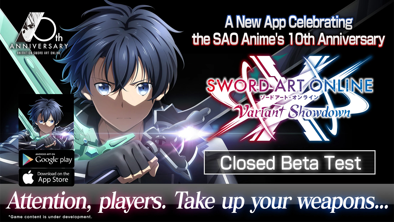 Sword Art Online Variant Showdown Gameplay CBT Android iOS Game | Sword Art Online VS Mobile MMORPG Game | Sword Art Online Variant Showdown 