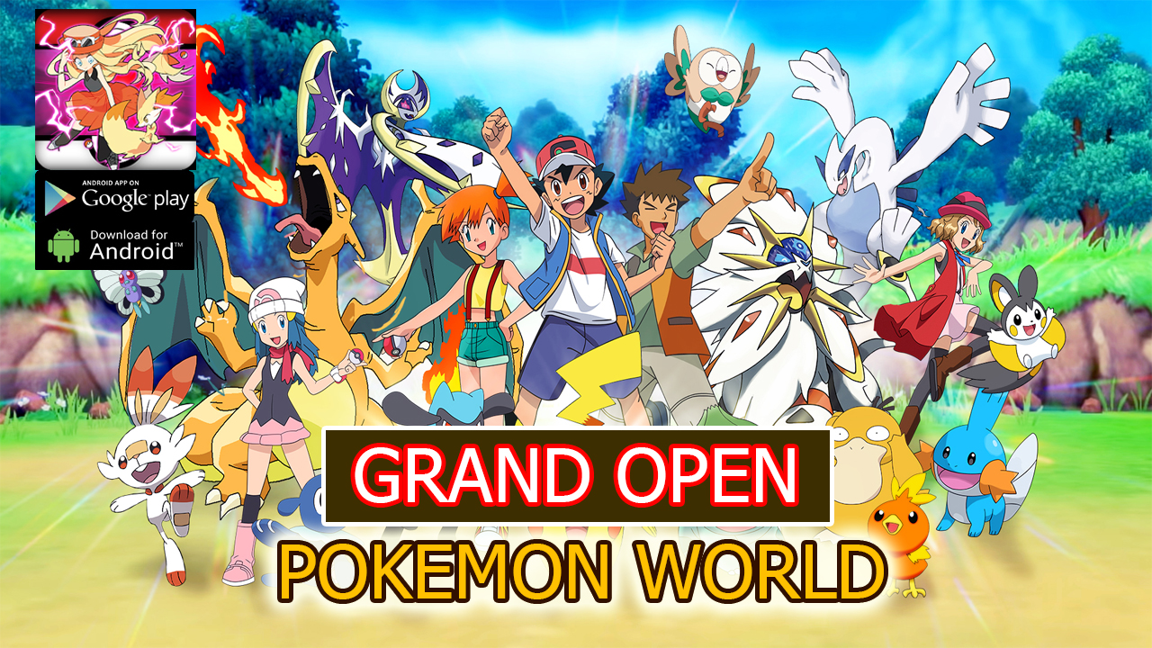 Pokemon World Gameplay Android APK Download | Pokemon World Mobile RPG Game | Pokemon World Game | Pokemon World 