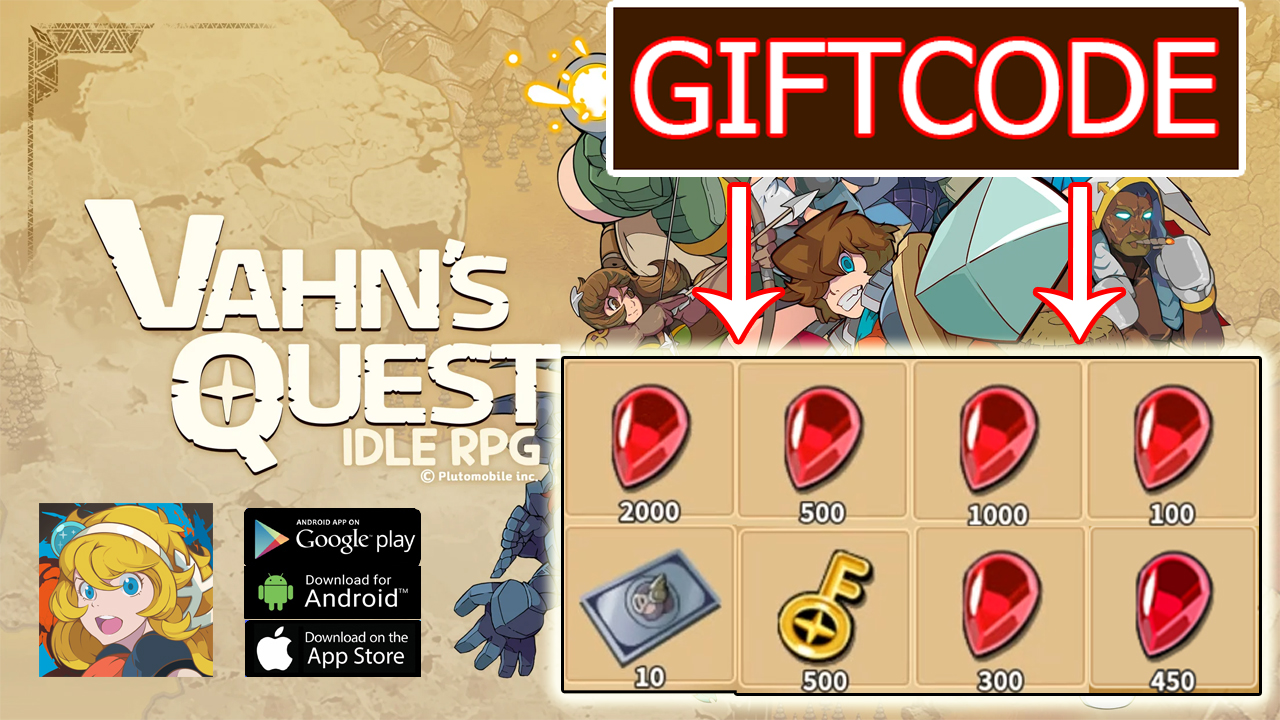 Vahn's Quest & 6 Giftcodes | All Redeem Codes Vahn's Quest - How to Redeem Code | Vahn's Quest code | Vahn's Quest 