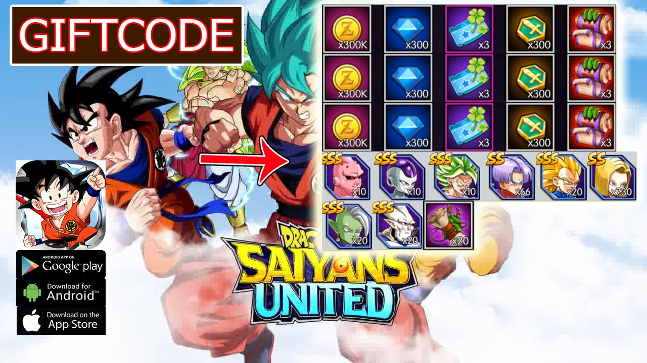 Dragon Ball Saiyans United & 70 Giftcodes | All Redeem Codes Dragon Ball Saiyans United - How to Redeem Code | Dragon Ball Saiyans United 