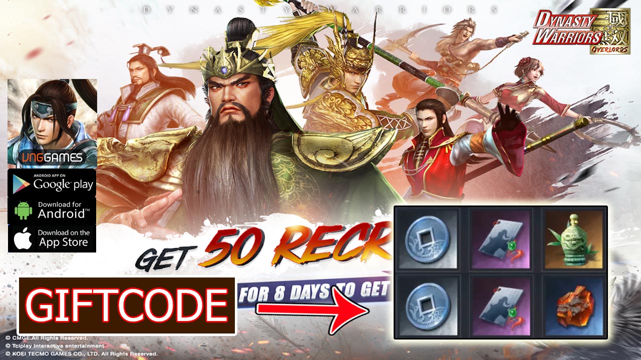 Dynasty Warriors Overlords SEA & 2 Giftcode | All Redeem Codes Dynasty Warriors Overlords SEA - How to Redeem Code | Dynasty Warriors Overlords codes 