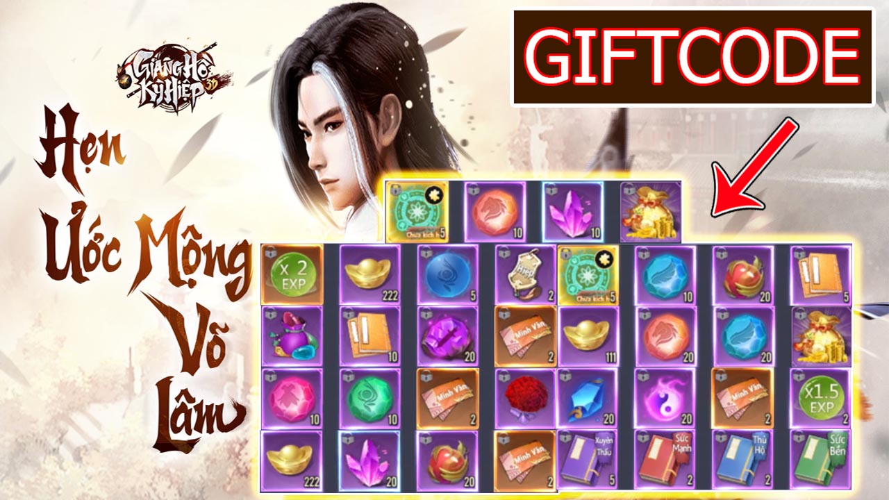 Giang Hồ Kỳ Hiệp 3D & 8 Giftcodes | Share Full Code Giang Hồ Kỳ Hiệp 3D - Cách nhập mã nhận quà | Giang Hồ Kỳ Hiệp 3D code game 