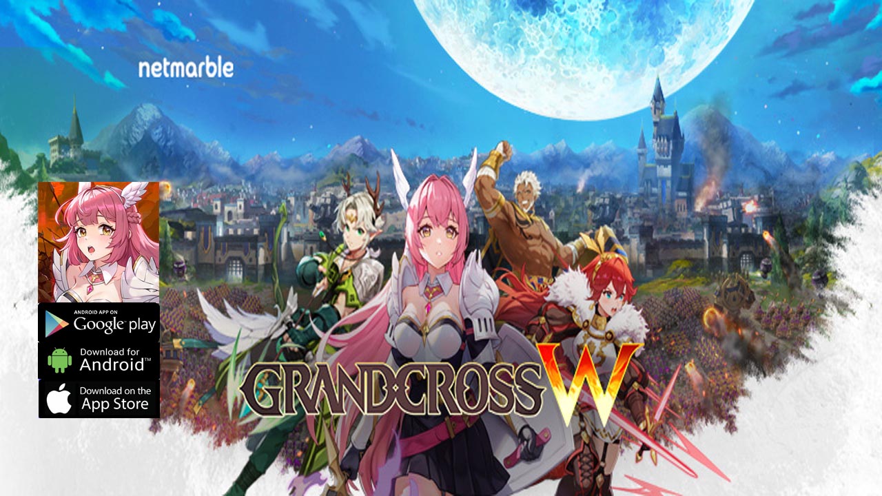 Grand Cross W Gameplay Beta Test Android APK Download | Grand Cross W Mobile Strategy Game | Grand Cross W 