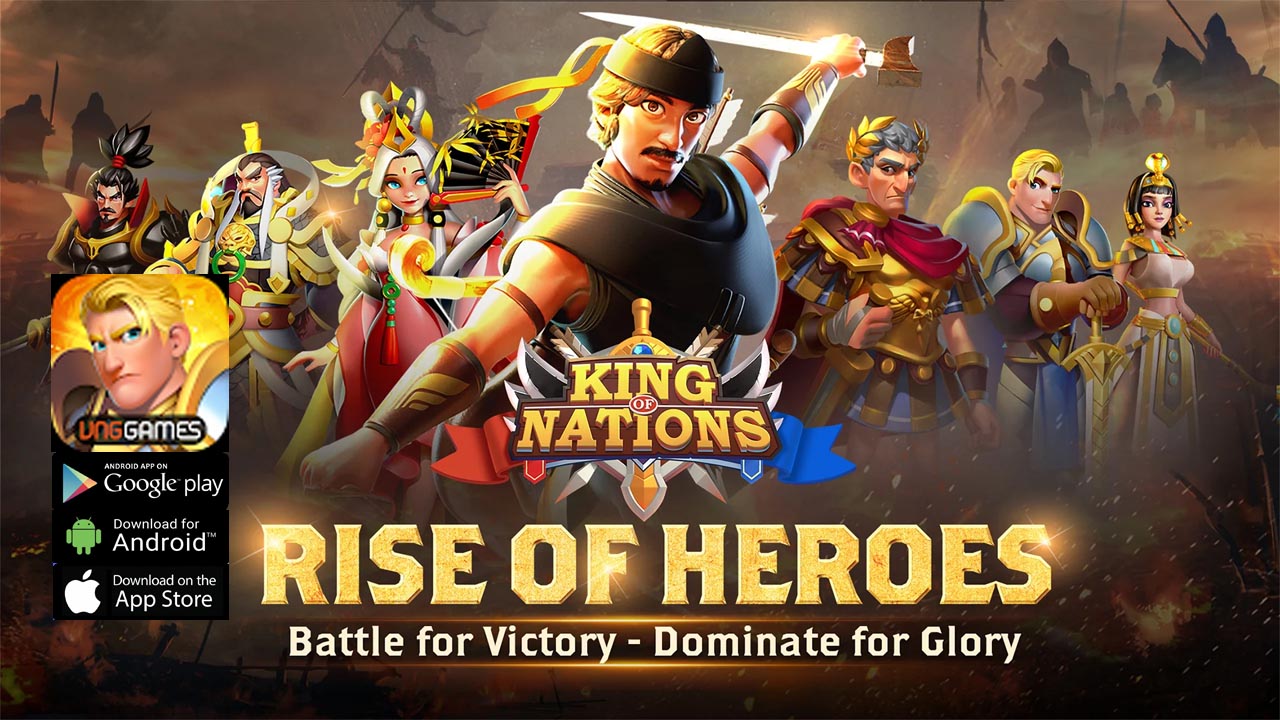 King of Nations VNG Gameplay Android iOS Coming Soon | King of Nations VNG Mobile Strategy Game | King of Nations VNG 