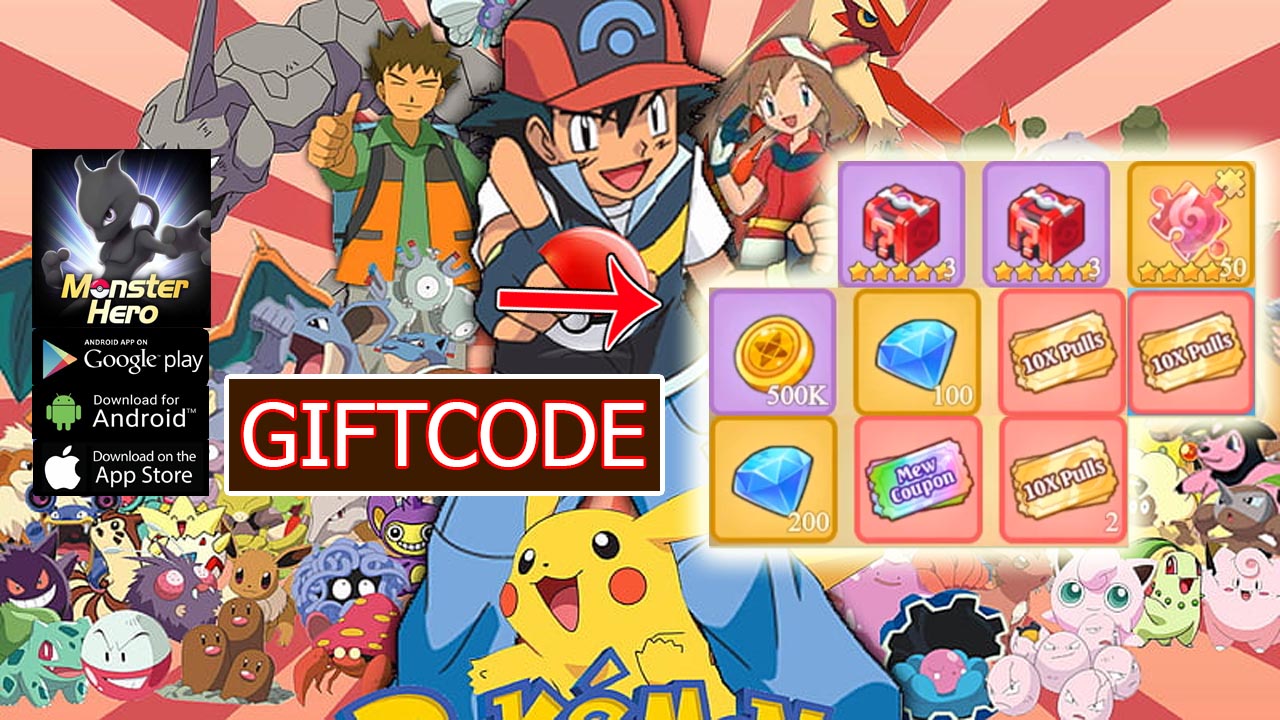 Monster Hero & 3 Giftcodes Gameplay iOS APK Download | All Redeem Codes Monster Hero - How to Redeem Code | Monster Hero code 