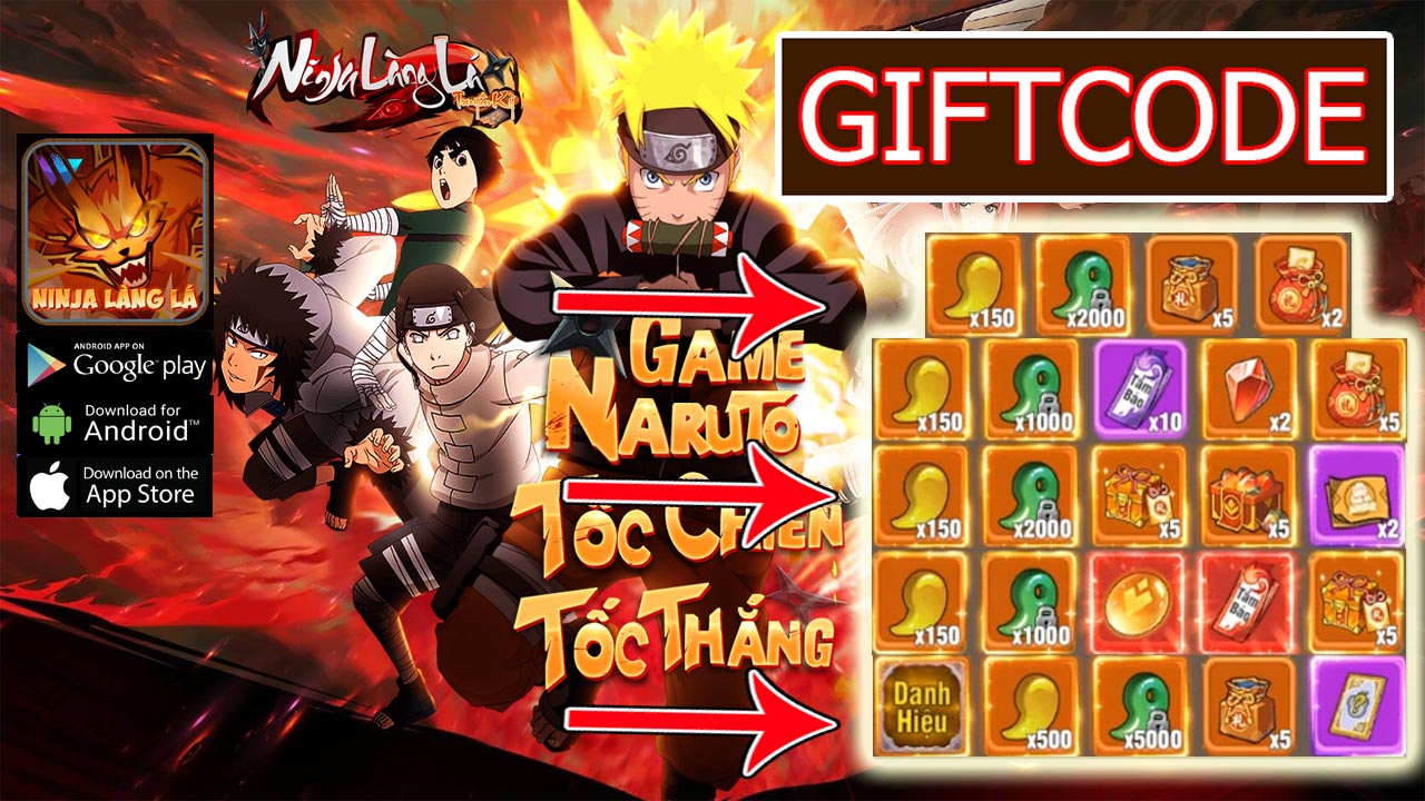Ninja Làng Lá Truyền Kỳ 5 Giftcodes | Share Full Code Ninja Làng Lá Truyền Kỳ & Cách nhập mã nhận quà | Ninja Làng Lá Truyền Kỳ codes 