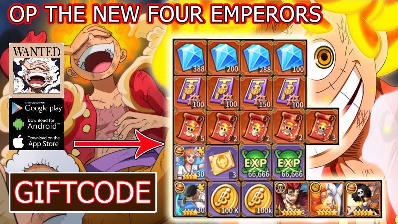 OP The New Four Emperors & 8 Giftcodes | All Redeem Codes OP The New Four Emperors - How to Redeem Code | OP The New Four Emperors codes 