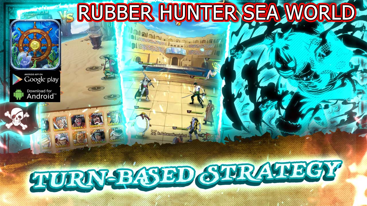 Rubber Hunter Sea World Gameplay Giftcodes Android APK Download | Rubber Hunter Sea World Mobile One Piece RPG | Rubber Hunter Sea World Game 