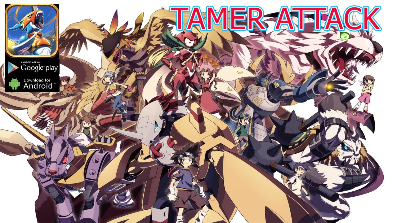 Tamer Attack Gameplay Android APK Download | Tamer Attack Mobile Digimon RPG Game | Tamer Attack by Yanstianme 