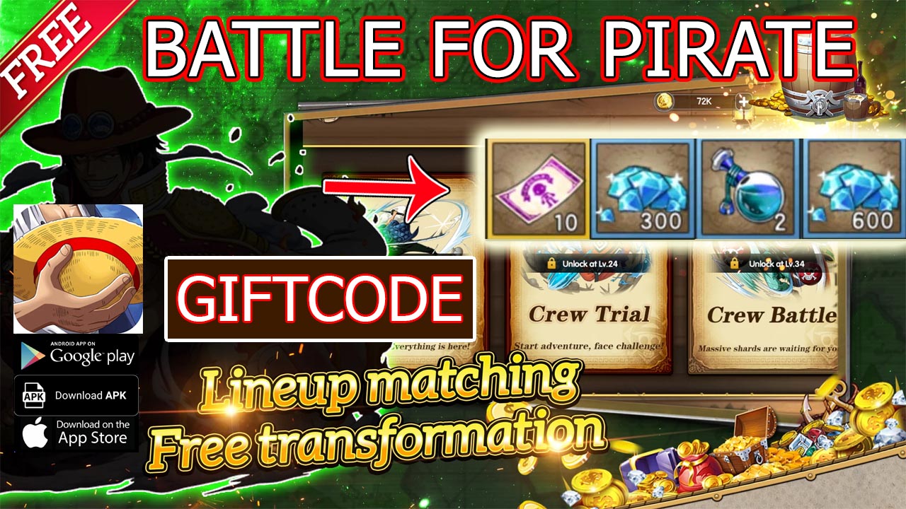 Battle for Pirate & 5 Giftcodes Gameplay Android APK Download | All Redeem Codes Battle for Pirate - How to Redeem Code | Battle for Pirate 