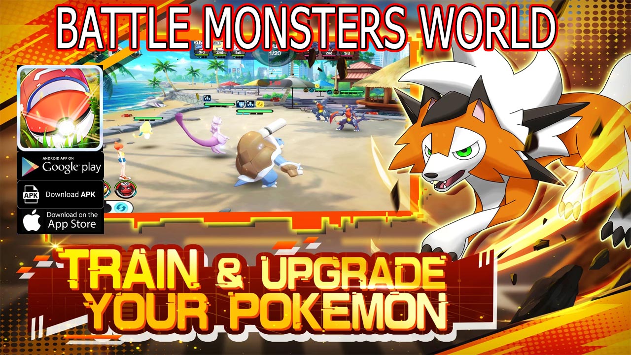 Battle Monsters World Gameplay Android APK Download | Battle Monsters World Mobile Pokemon RPG Game | Battle Monsters World 