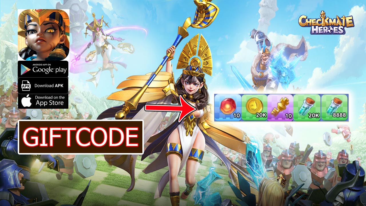 Checkmate Heroes & 4 Giftcodes Gameplay Android APK Download | All Redeem Codes Checkmate Heroes - How to Redeem Code | Checkmate Heroes 