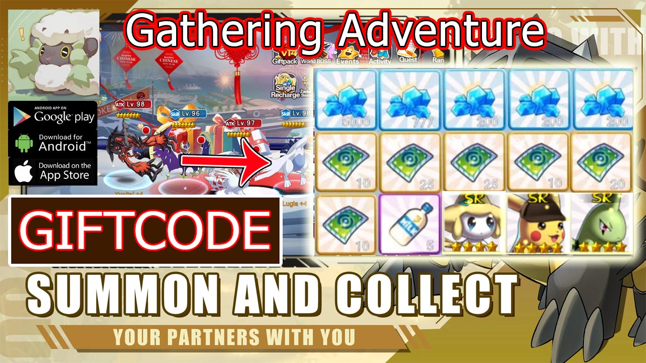 Gathering adventure & 14 Giftcodes Gameplay Android APK Download | All Redeem Codes Gathering adventure - How to Redeem Code | Gathering adventure 