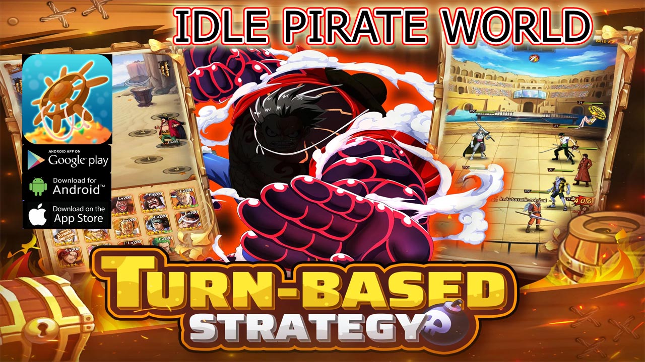 Idle Pirate World Gameplay Android APK Download | Idle Pirate World Mobile One Piece RPG Game | Idle Pirate World 