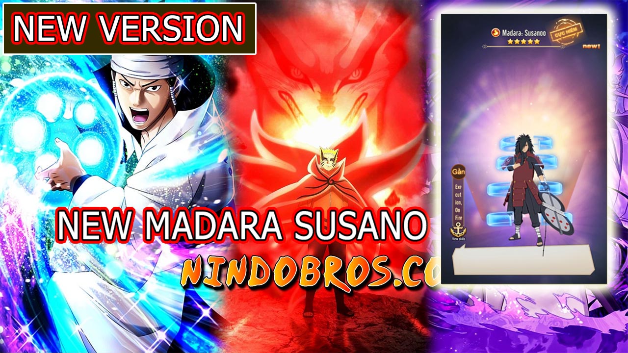 Nindo Bros New Version Gameplay Free VIP 13 - New Madara Susano | Nindo Bros Naruto Private RPG Game | Nindo Bros 