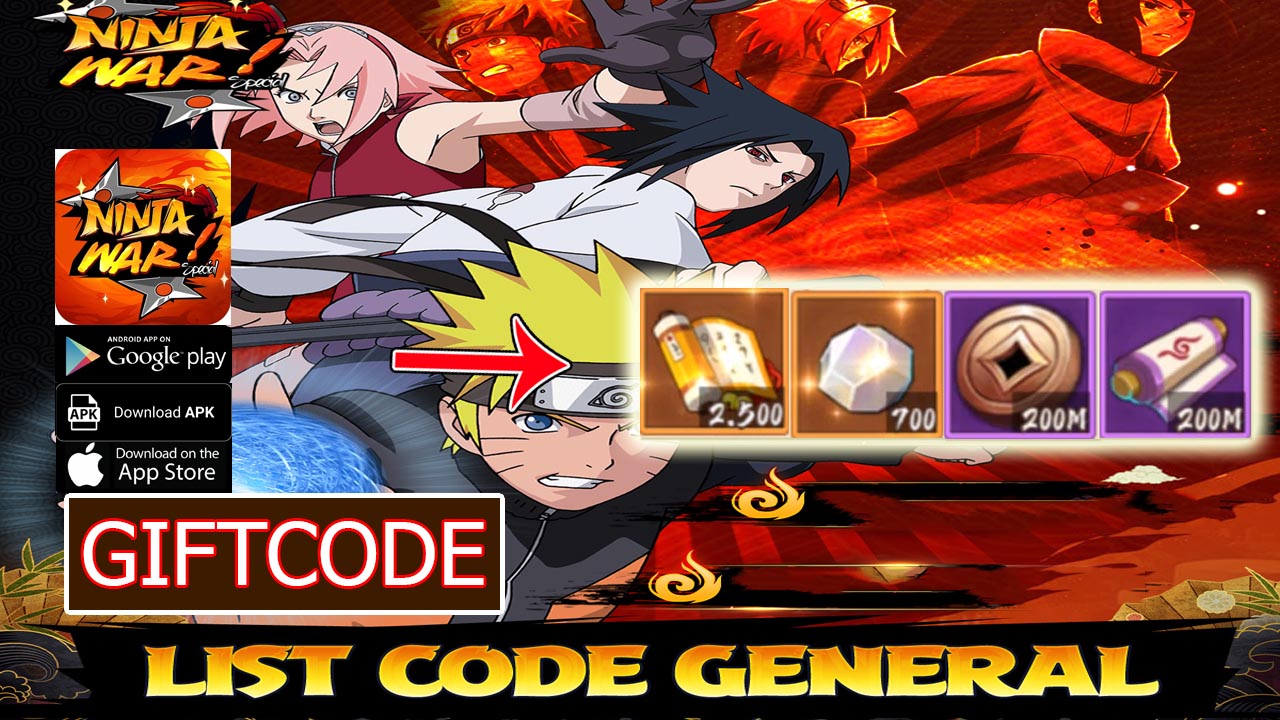 Ninja War Special & 4 Giftcodes | All Redeem Codes Ninja War Special - How to Redeem Code | Ninja War Special 