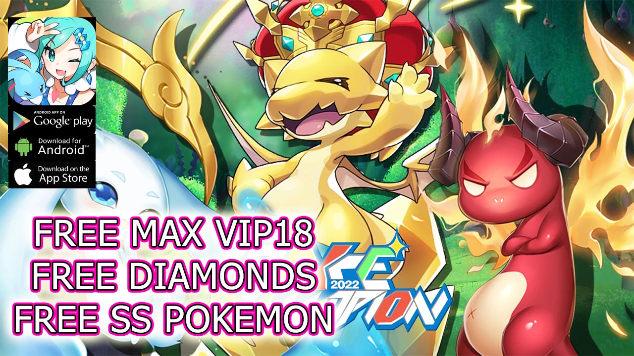 Poke Champion Gameplay Free VIP 18 - 150k Diamonds - Free Pokemon SS | Poke Champion Mobile Pokemon RPG Game | PokeChampion 