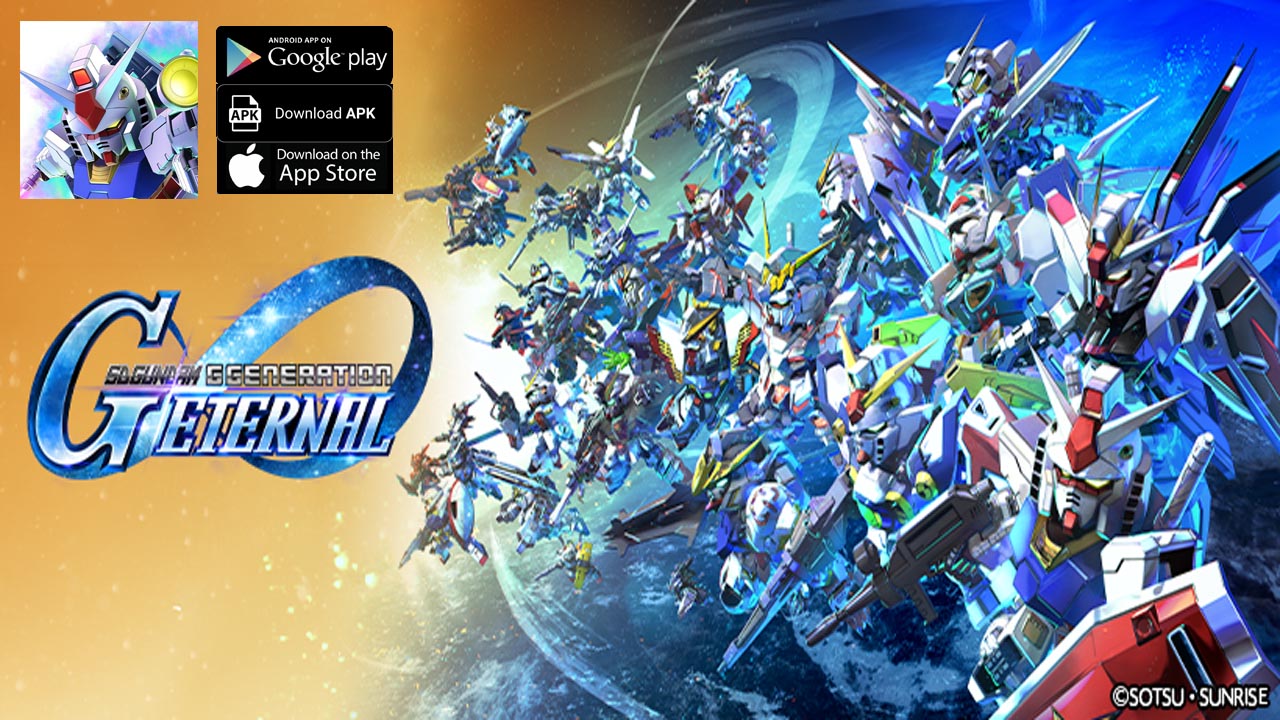 SD Gundam G Generation Eternal Gameplay CBT Android APK Download | SD Gundam G Generation Mobile Strategy Game | SD Gundam G Generation Bandai Namco Entertainment Inc.