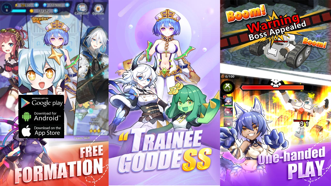 Trainee Goddess Gameplay Android APK Download | Trainee Goddess Mobile RPG Game | Trainee Goddess 