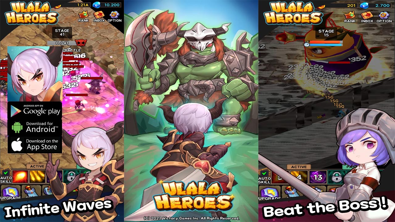 Ulala Heroes & Giftcodes Gameplay Android APK Download