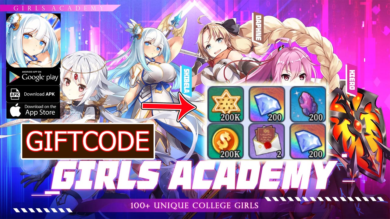 Girls Academy & Giftcodes Gameplay Android APK Download | All Redeem Codes Girls Academy - How to Redeem Code | Girls Academy 