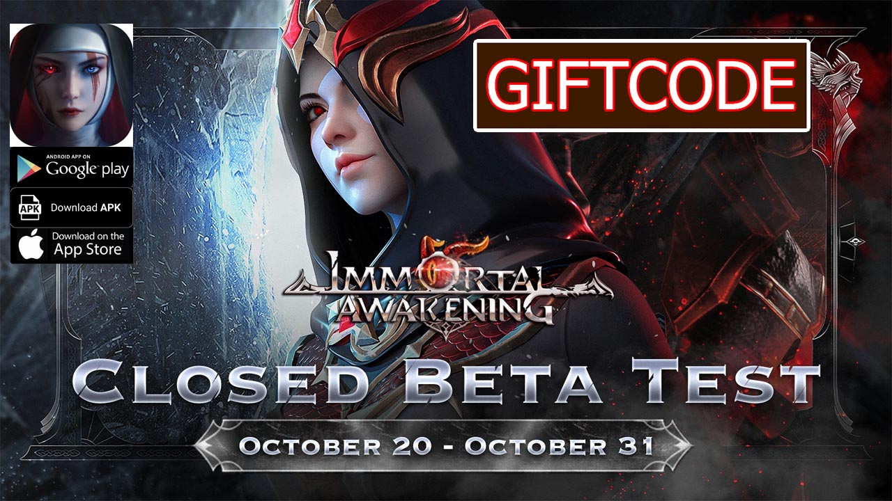 Immortal Awakening & Giftcodes Gameplay CBT Android iOS APK Download | Immortal Awakening Mobile MMORPG Game | Immortal Awakening 