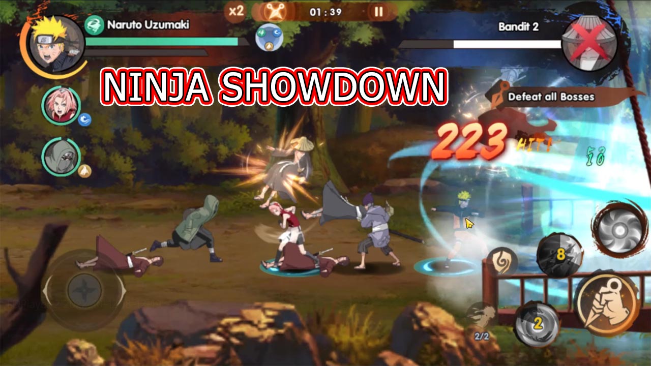 Ninja Showdown Global Gameplay Android APK Download | Ninja Showdown Global Mobile Naruto RPG Game | Ninja Showdown Global 