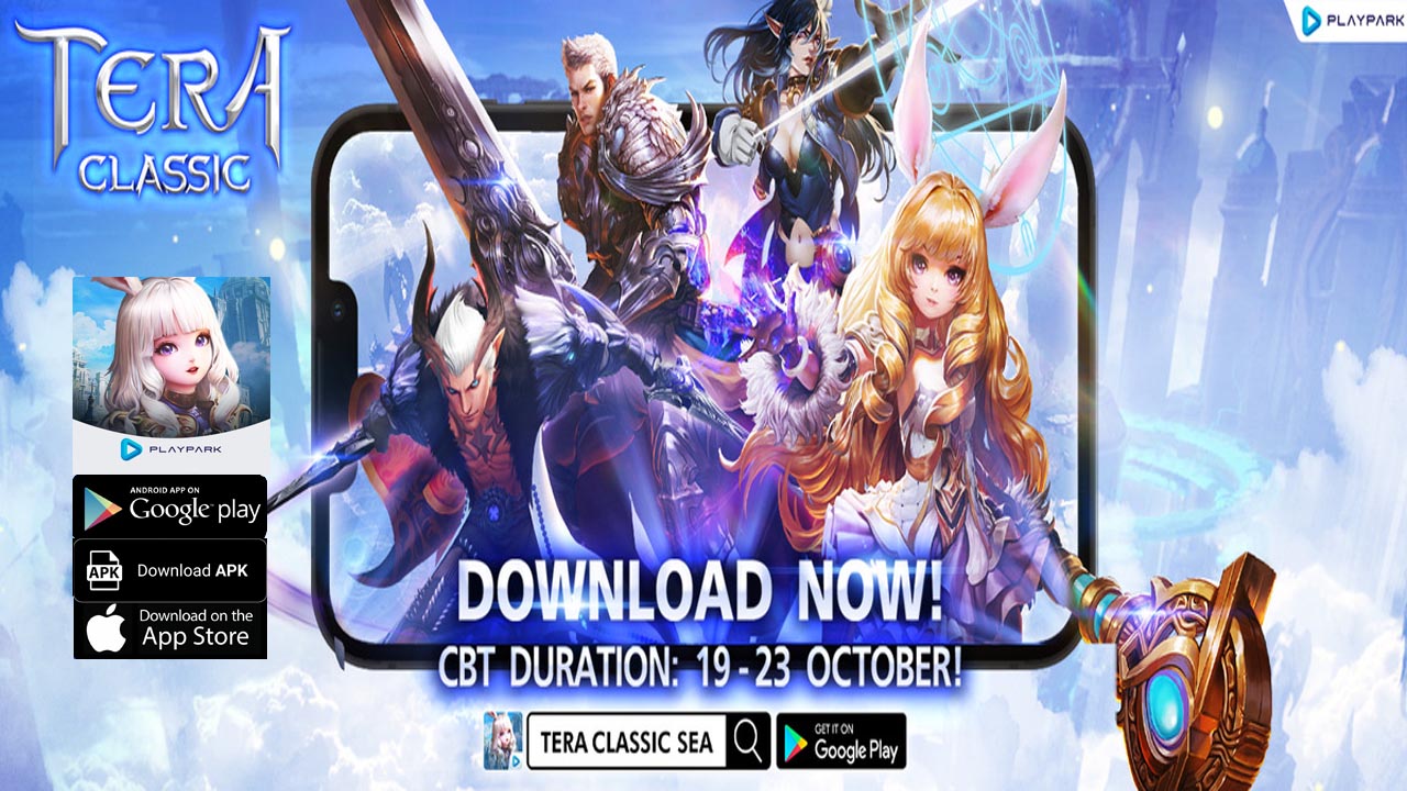 Tera Classic SEA Gameplay CBT Android APK Download | Tera Classic SEA Mobile MMORPG Game | Tera Classic SEA 