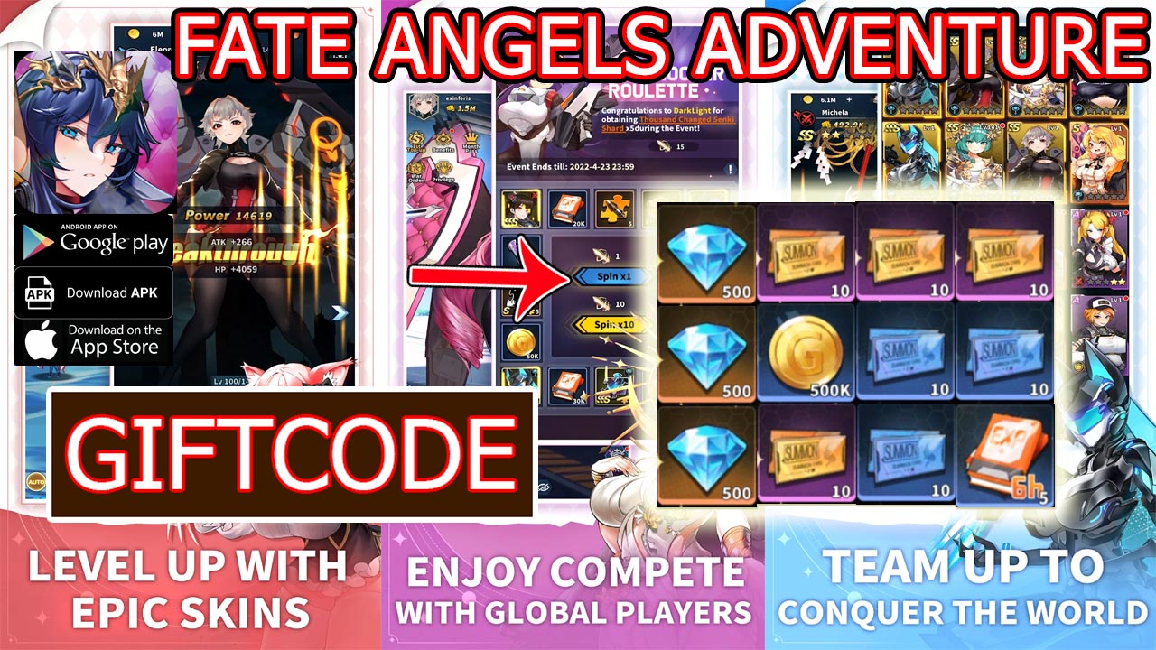 Fate Angels Adventure & 7 Giftcodes Gameplay Android APK Download | All Redeem Codes Fate Angels Adventure - How to Redeem Code | Fate Angels Adventure 