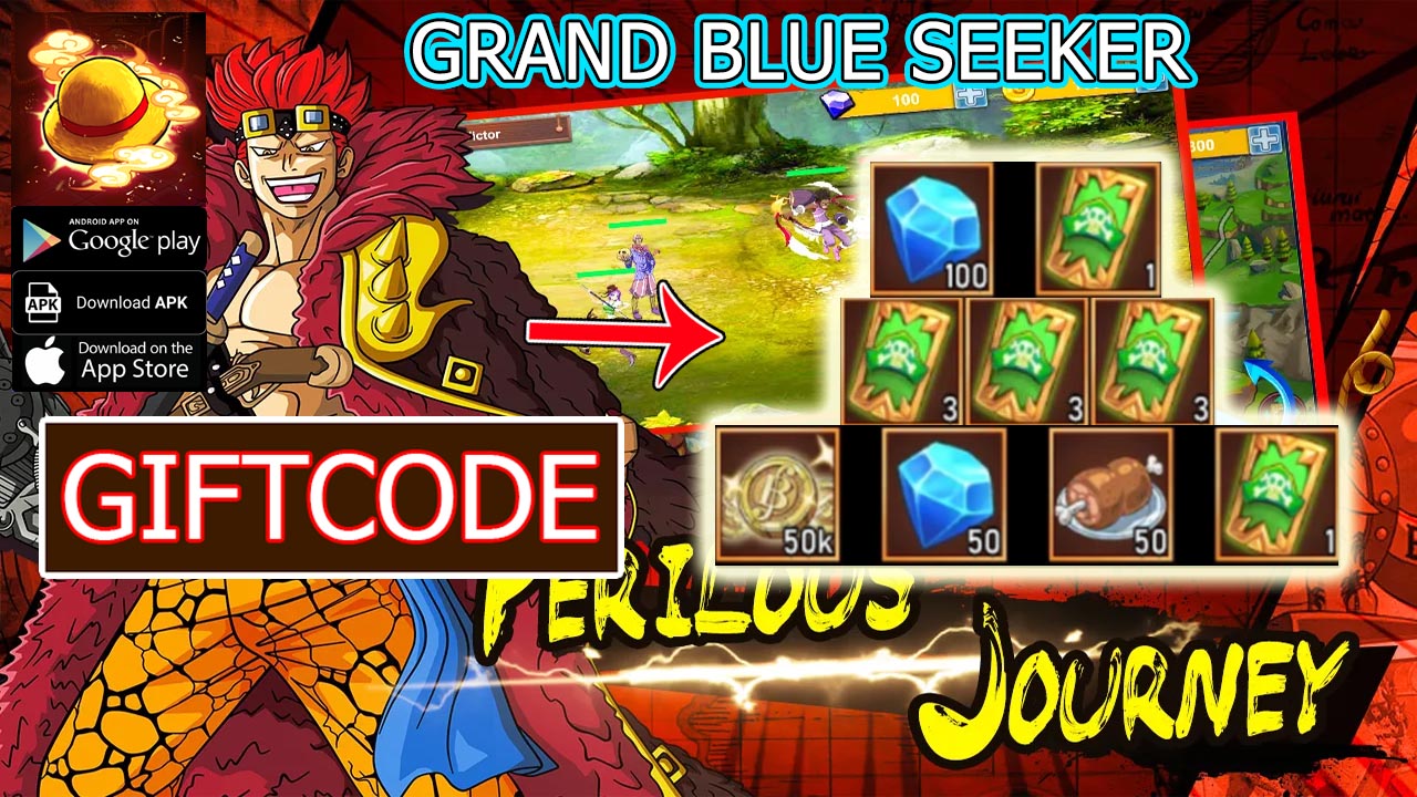 Grand Blue Seeker & 5 Giftcodes Gameplay Android APK Download | All Redeem Codes Grand Blue Seeker - How to Redeem Code | Grand Blue Seeker 