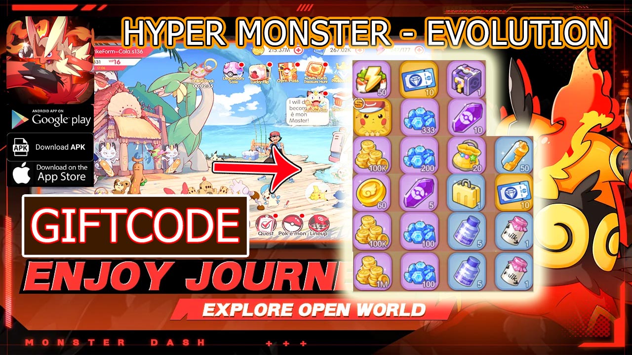 Hyper Monster Evolution & 8 Giftcodes Gameplay Android APK Download | All Redeem Codes Hyper Monster Evolution - How to Redeem Code | Hyper Monster - Evolution by ceng wu 