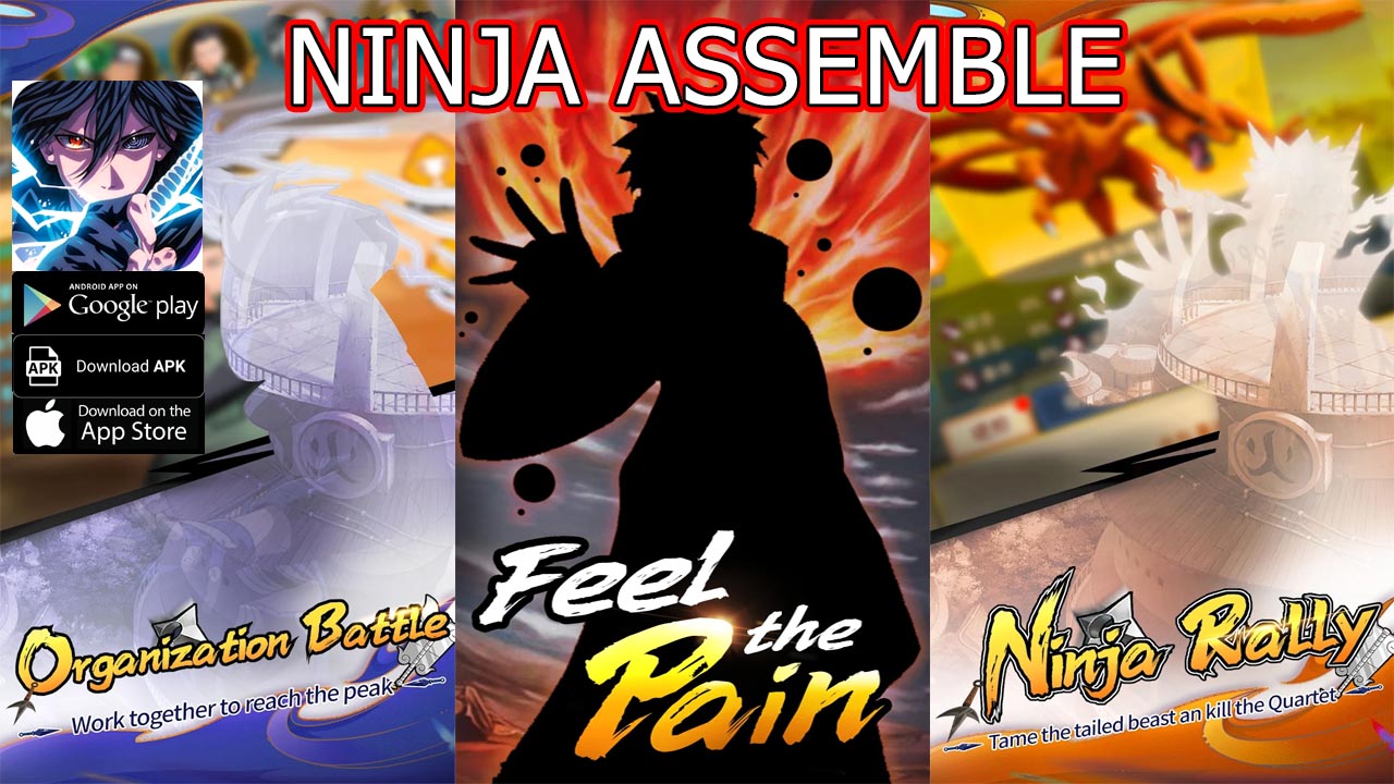 Ninja Assemble Gameplay Android iOS APK Download | Ninja Assemble Mobile Naruto RPG Game | Ninja Assemble by PEIQI 