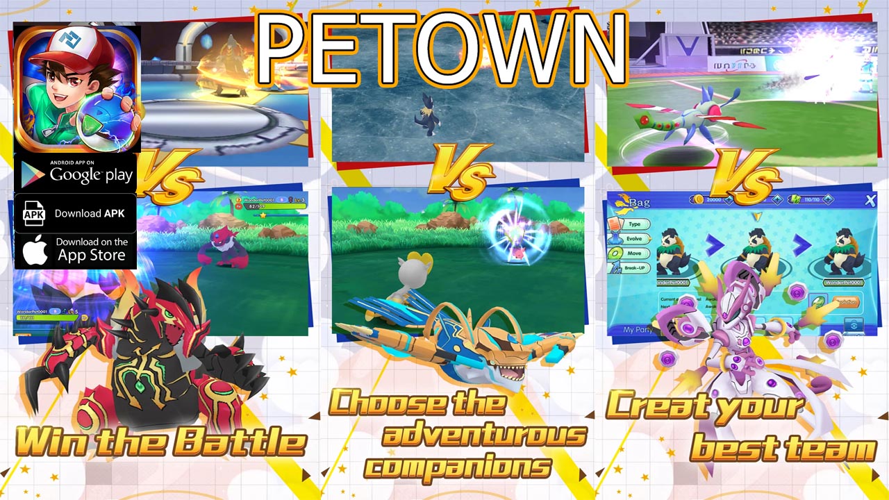 Petown Gameplay Android APK Download | Petown Mobile Pokemon RPG Game | Petown 