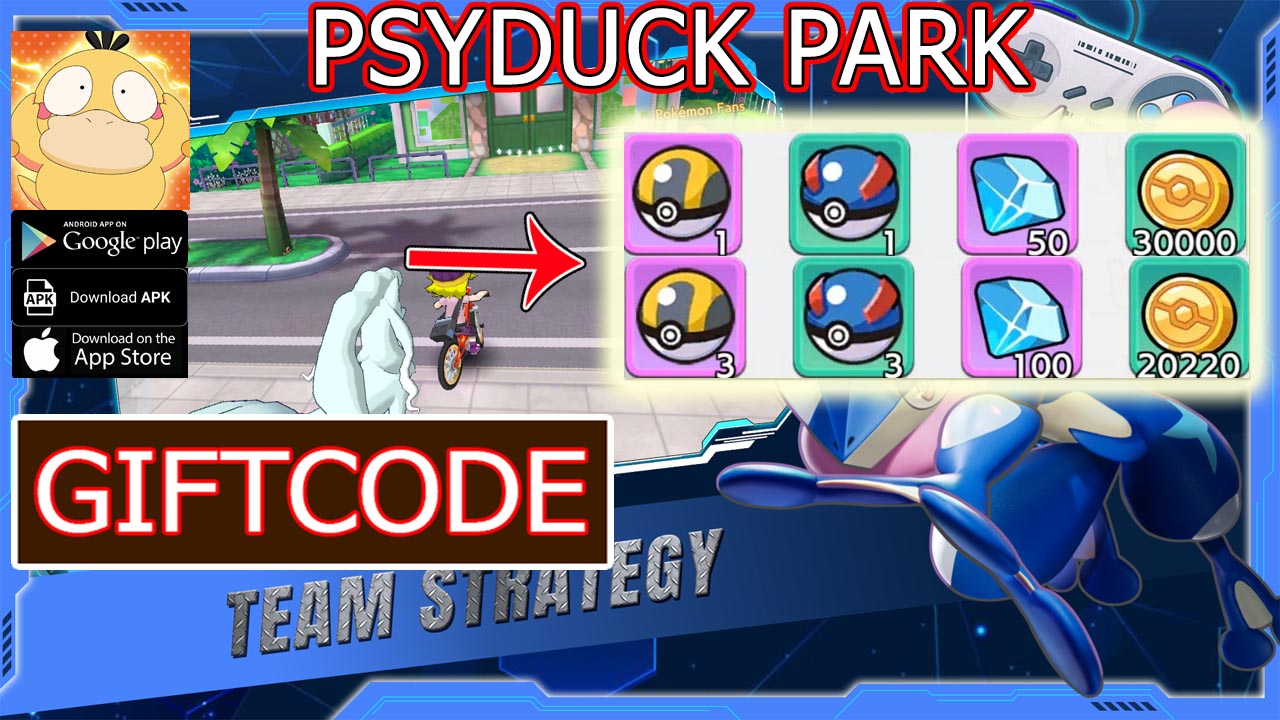 Psyduck Park & 2 Giftcodes Gameplay Android APK Download | All Redeem Code Psyduck Park - How to Redeem Code | Psyduck Park 