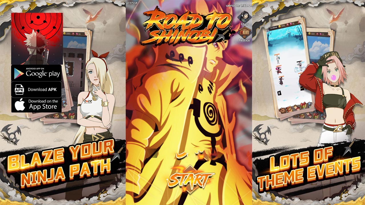 Road to Shinobi Gameplay Android APK Download | Road to Shinobi Mobile Naruto RPG Game | Road to Shinobi by XDONG STUDIO 