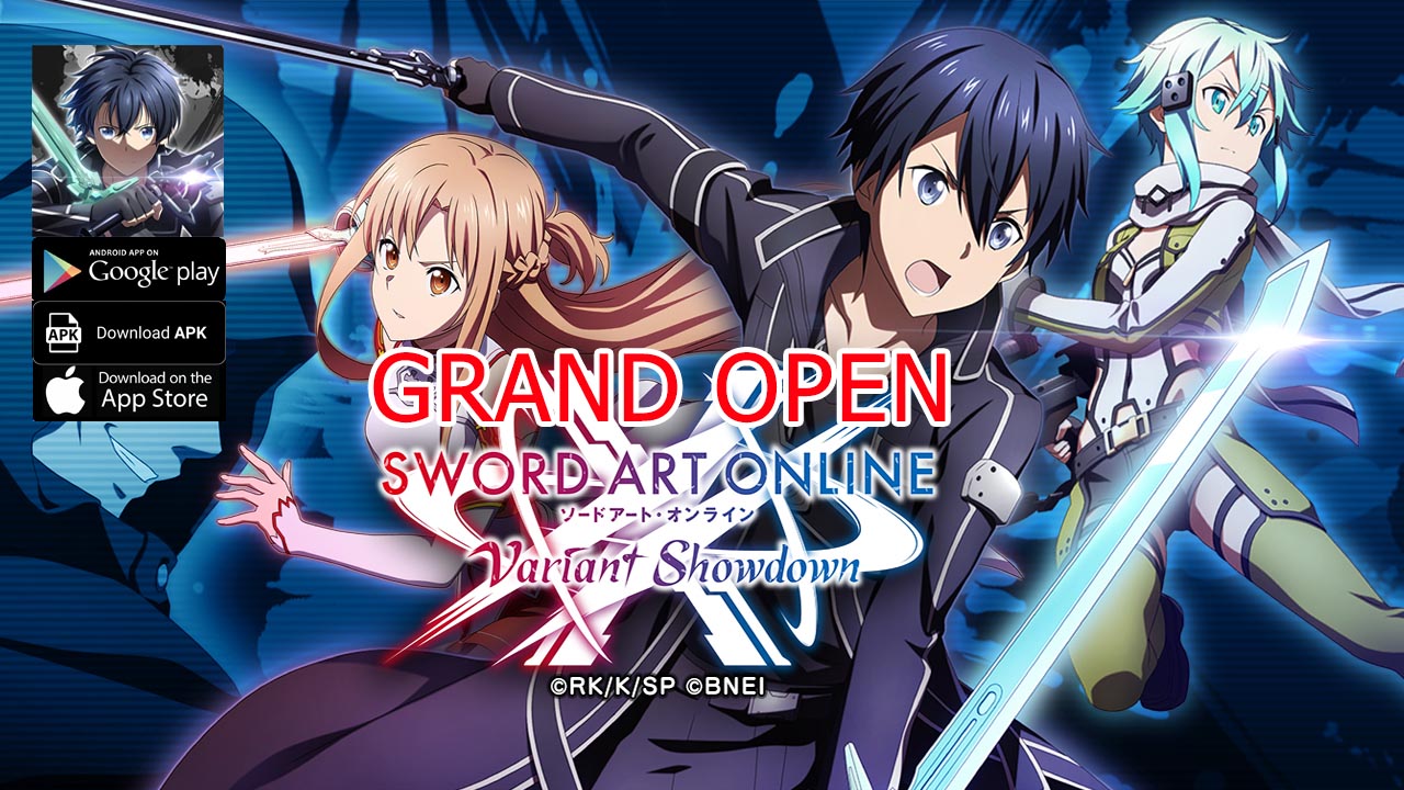 Sword Art Online Variant Showdown Gameplay Android iOS APK Download | Sword Art Online Variant Showdown Mobile Action RPG Game | Sword Art Online VS by Bandai Namco Entertainment Inc. 