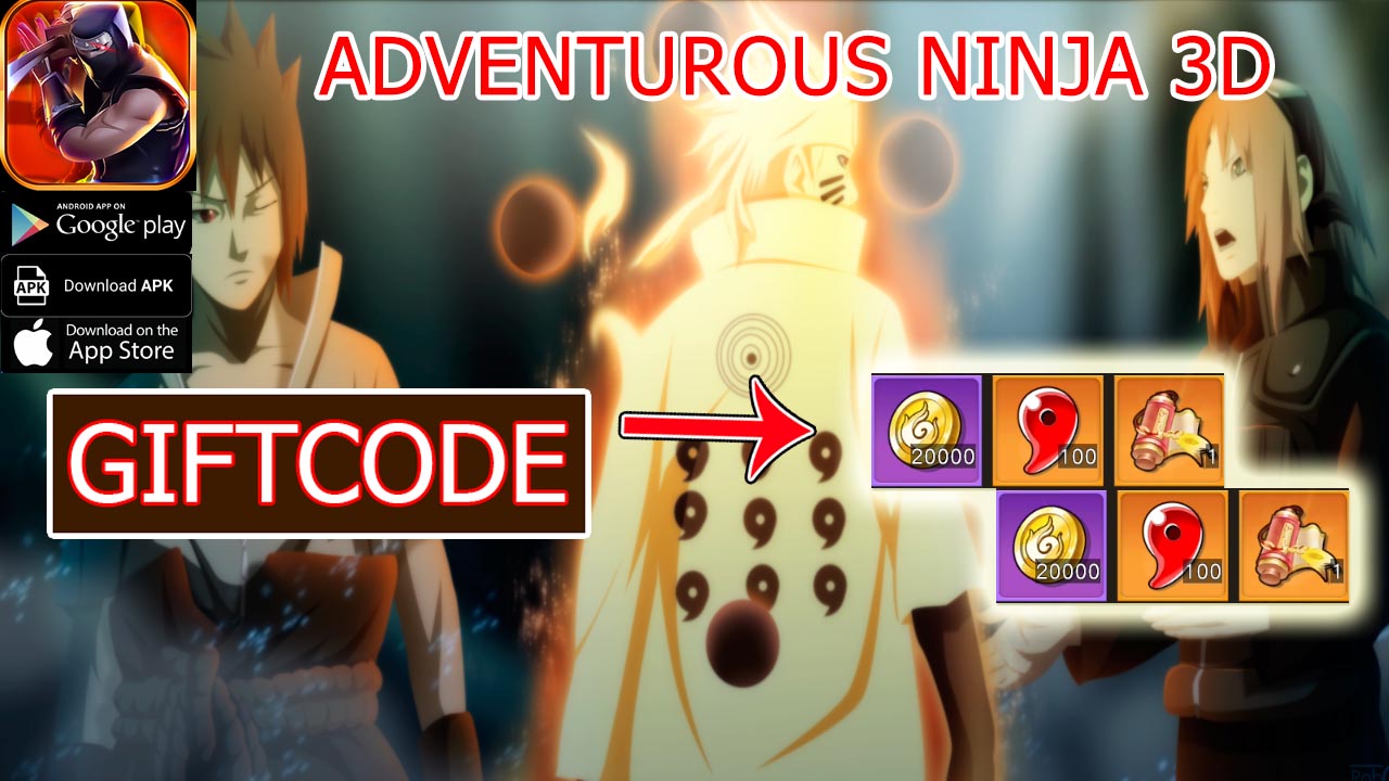 Adventurous Ninja 3D & 2 Giftcodes | All Redeem Codes Adventurous Ninja 3D - How to Redeem Code | Adventurous Ninja 3D by GQ Gaming 