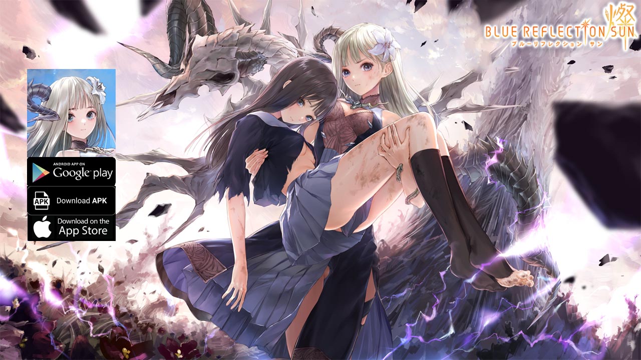 Blue Reflection Sun Gameplay Android iOS APK Download | Blue Reflection Sun Mobile RPG Game | Blue Reflection Sun by DMM GAMES 