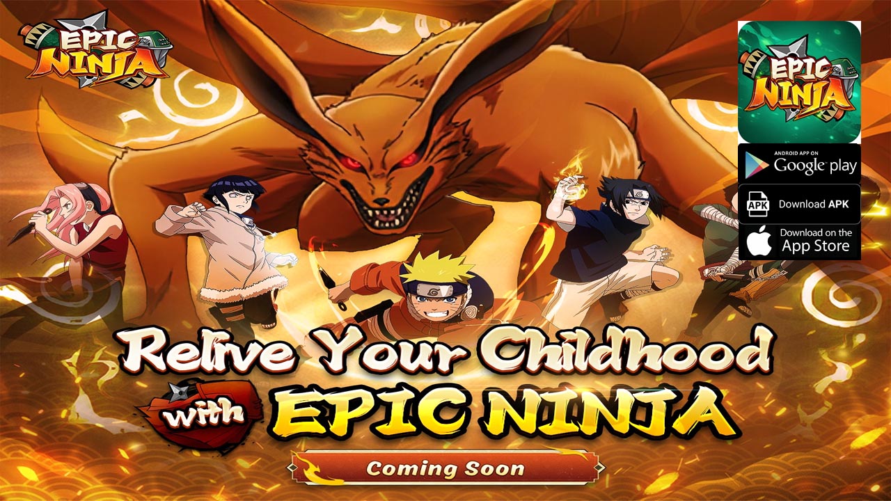 Epic Ninja Gameplay Android iOS APK Coming Soon | Epic Ninja Mobile Naruto RPG Game | Epic Ninja 