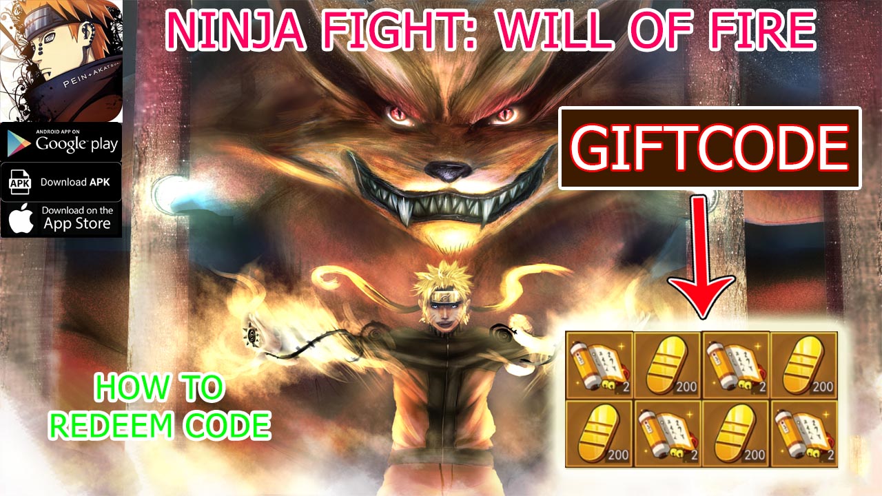 Ninja Fight Will of Fire & Giftcodes Gameplay Android APK Download | All Redeem Codes Ninja Fight Will of Fire - How to Redeem Code | Ninja Fight Will of Fire by ZZpeng 