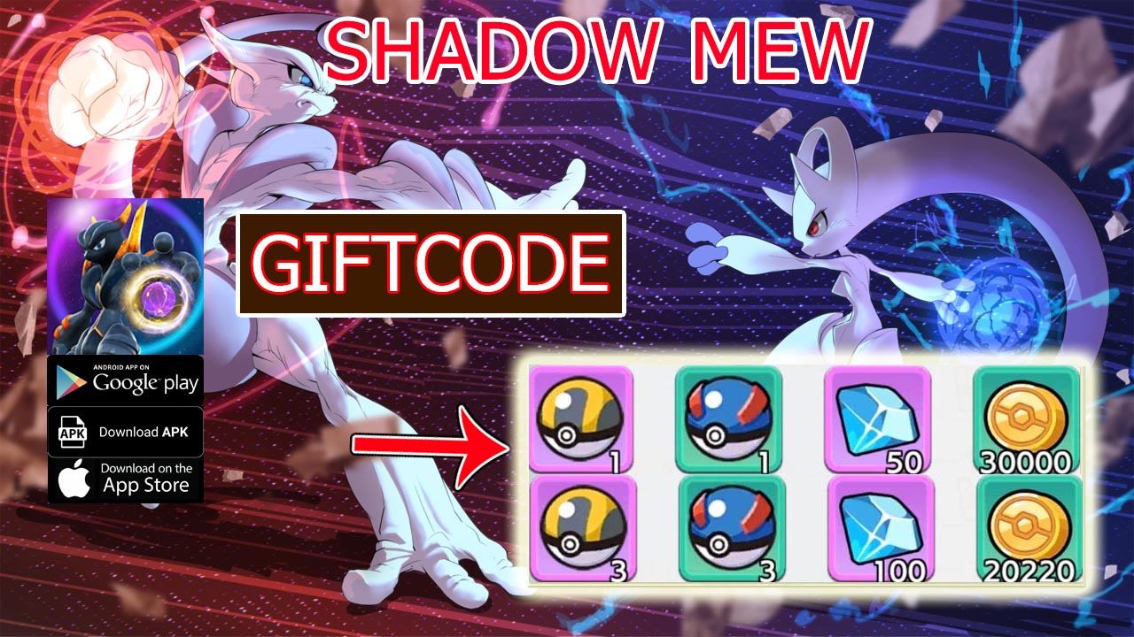 Shadow Mew & 2 Giftcodes | All Redeem Codes Shadow Mew - How to Redeem Code | Shadow Mew by Mew Club 
