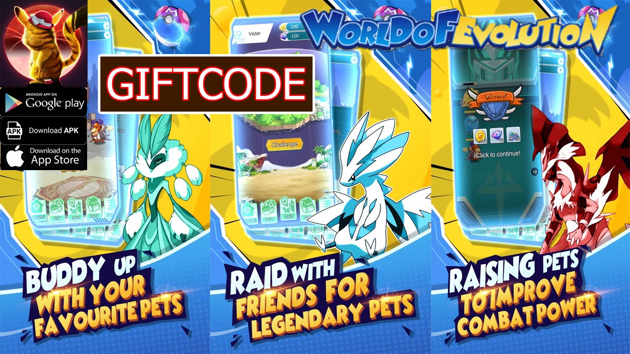 World of Evolution & Giftcodes | All Redeem Codes World of Evolution - How to Redeem Code | World of Evolution by angelFun 