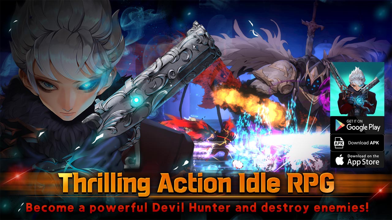 Devil Hunter Idle Gameplay Android iOS APK Download | Devil Hunter Idle Global Mobile RPG Game | Devil Hunter Idle by mobirix 