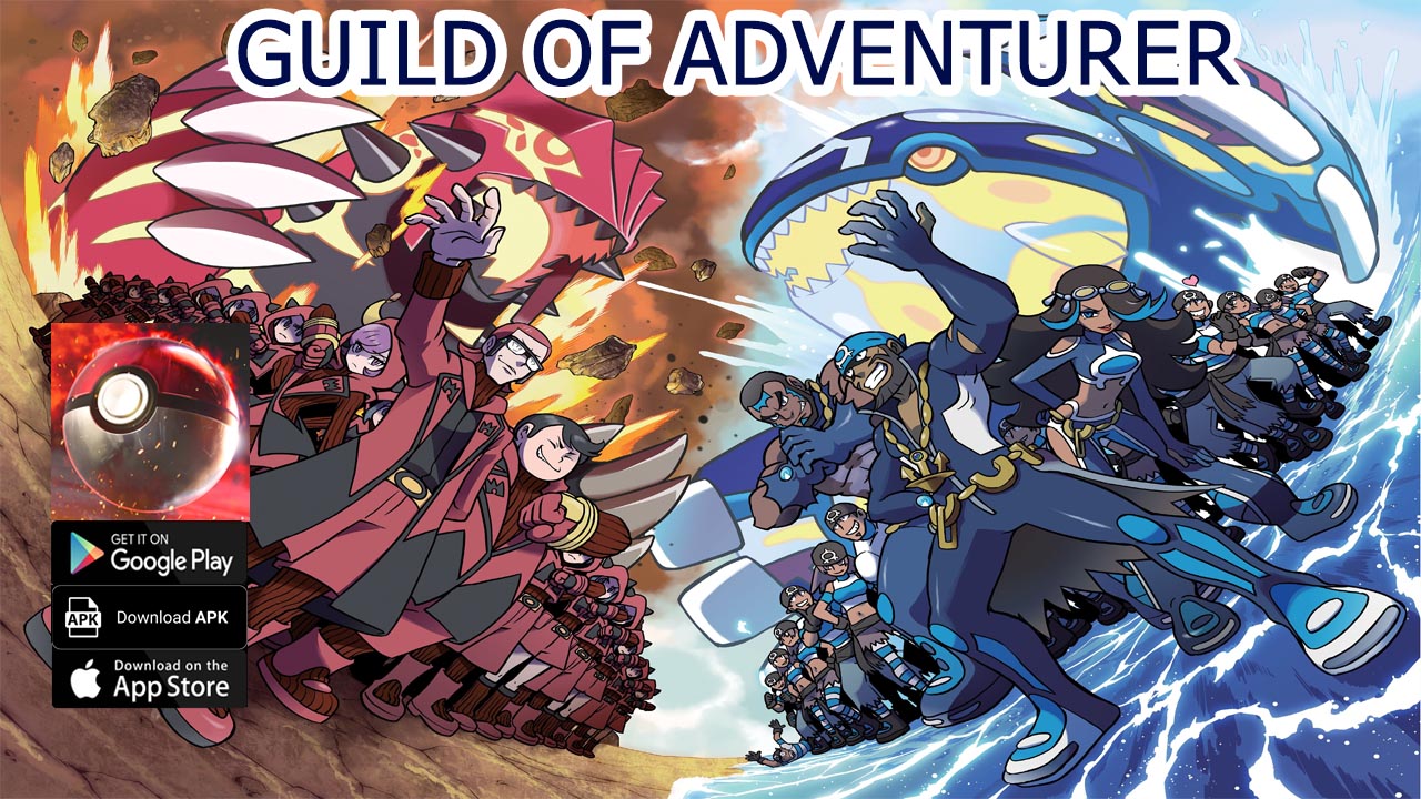 Guild of Adventurer Gameplay Android APK Download | Guild of Adventurer Mobile Pokemon RPG Game | Guild of Adventurer by Adventure Go 