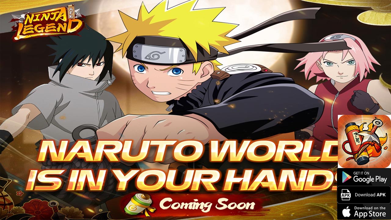 Ninja Legend AFK Gameplay Android iOS Coming Soon | Ninja Legend AFK Mobile Naruto RPG Game | Ninja Legend AFK Upcoming 