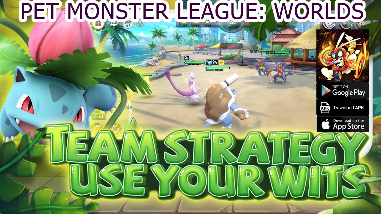 Pet Monster League Worlds Gameplay Android APK Download | Pet Monster League Worlds Mobile Pokemon RPG Game | Pet Monster League Worlds by JUNIOR MATOS 