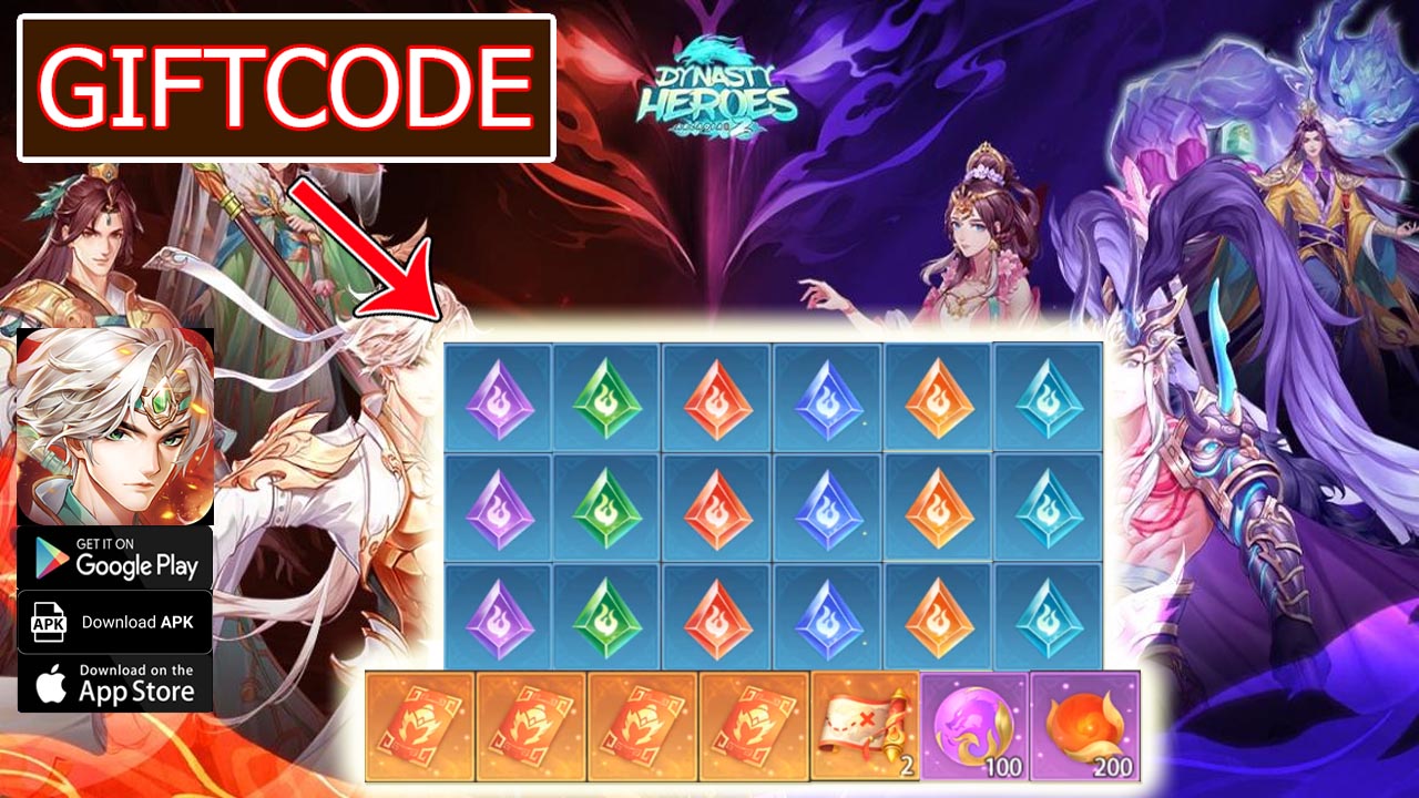 Dynasty Heroes 2 Arcadia & 6 Giftcodes | All Redeem Codes Dynasty Heroes 2 Arcadia - How to Redeem Code | Dynasty Heroes 2 Arcadia by EskyfunUSA 