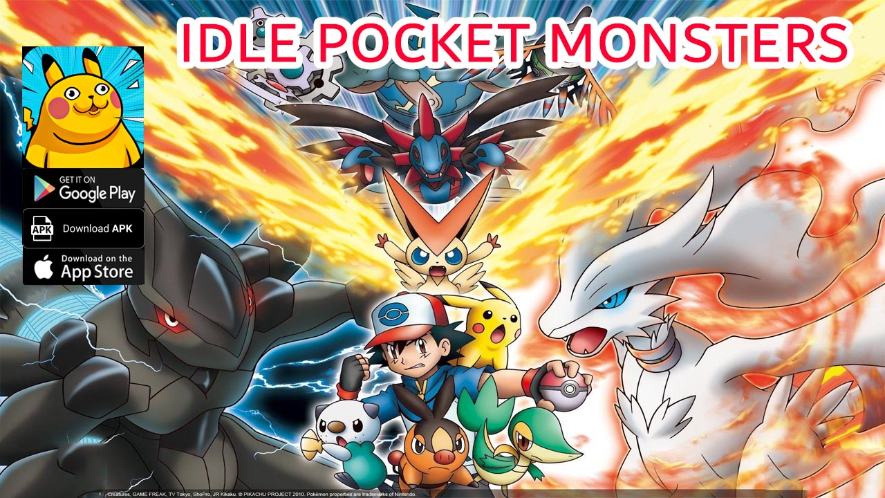 Idle Pocket Monsters Gameplay Android APK Download | Idle Pocket Monsters Mobile Pokemon RPG Game | Idle Pocket Monsters by AKF GAMES 