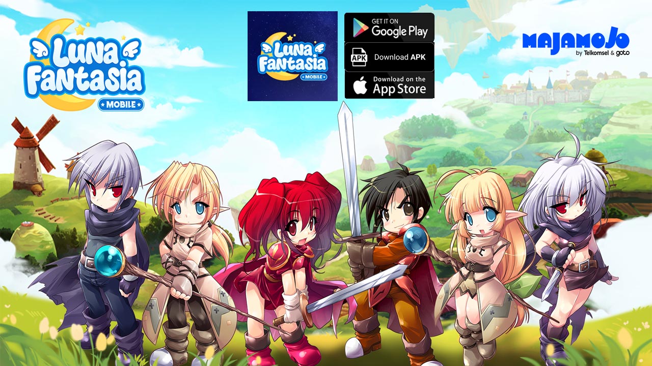 Luna Fantasia Mobile Gameplay Android iOS | Luna Fantasia Mobile MMORPG Game by Majamojo 